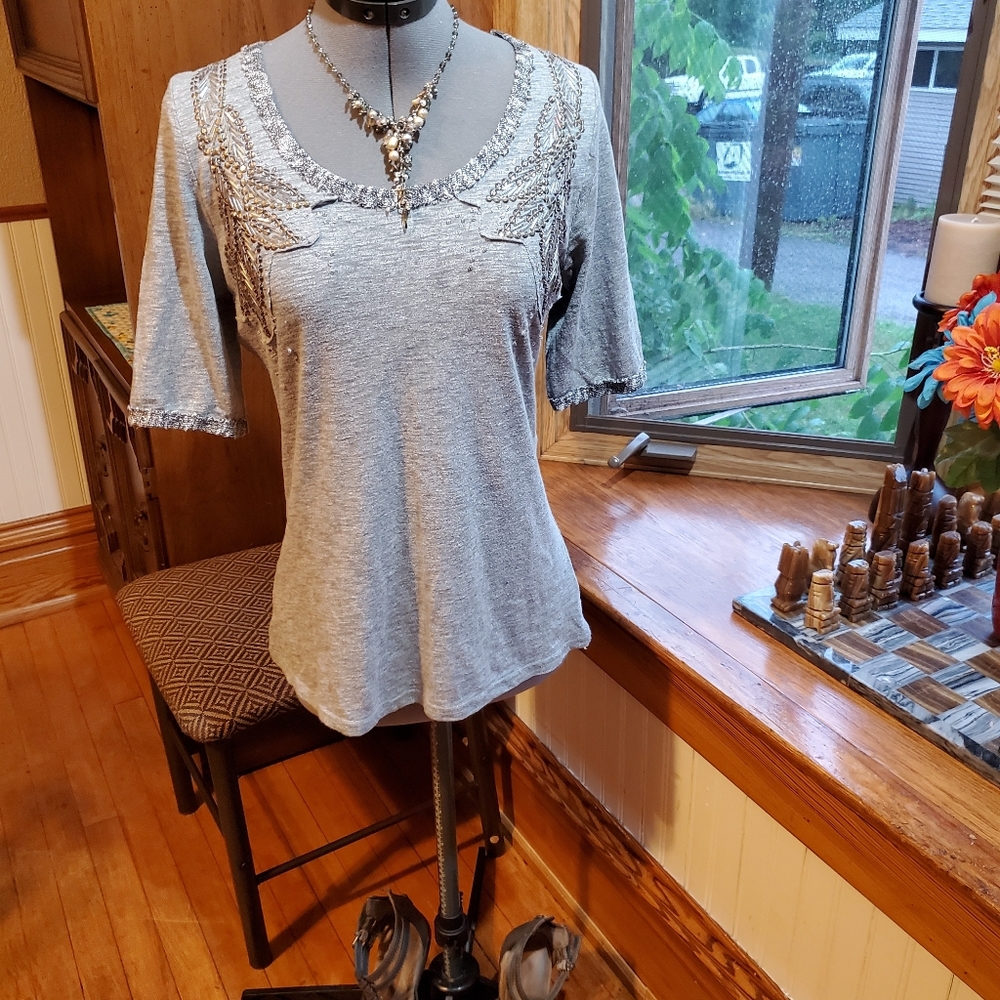 Miss Me 3/4 Sleeve Shirt